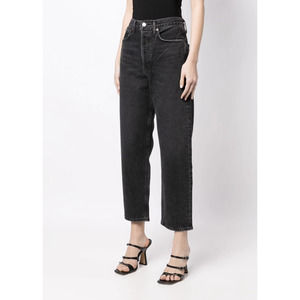 AGOLDE '90s Pinched Waist jeans Washed Black Womens 29
